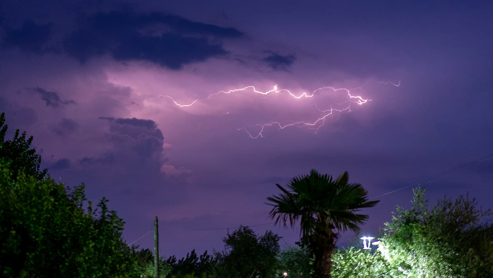 Lightning, Lake Garda