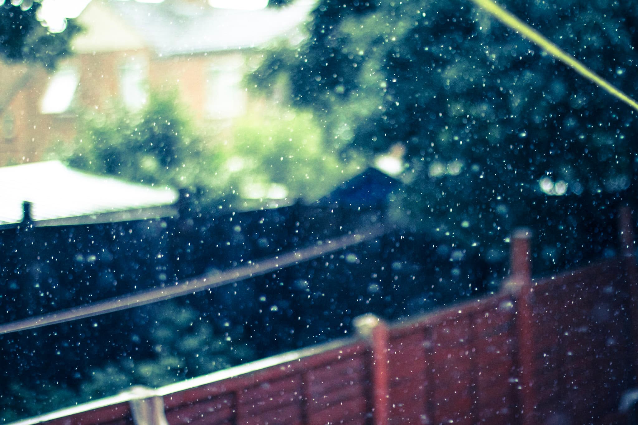 Rain Frozen in Motion