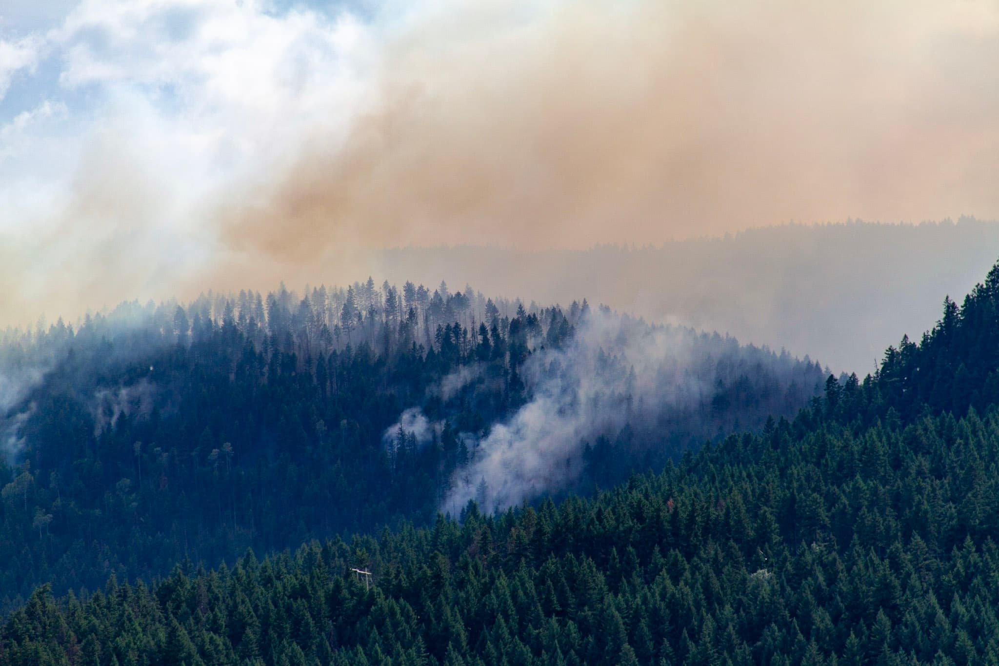 Wildfires in the Mountains