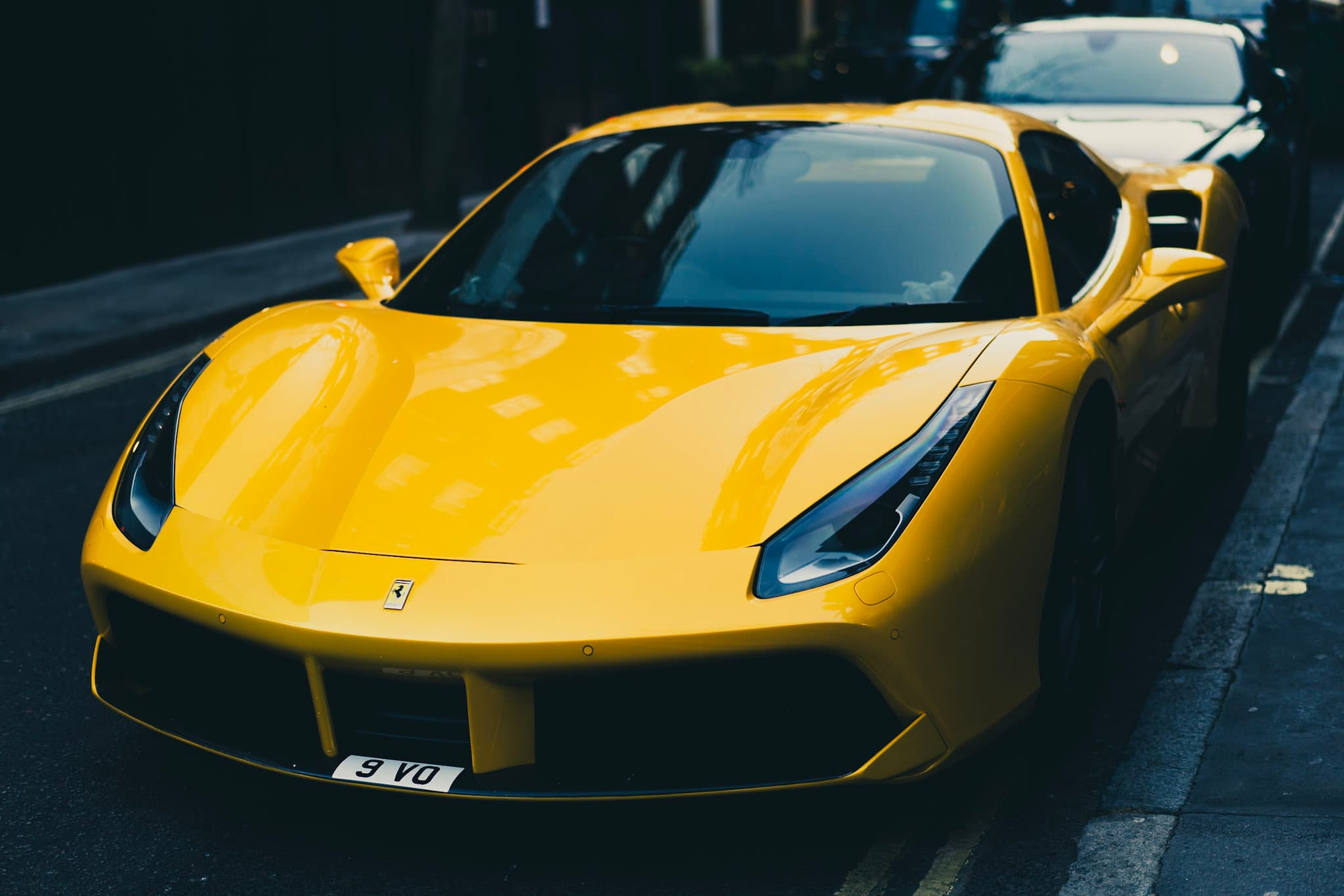 Yellow Ferrari